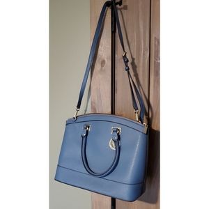 Anne Klein Dusty Blue Medium Tote Handbag